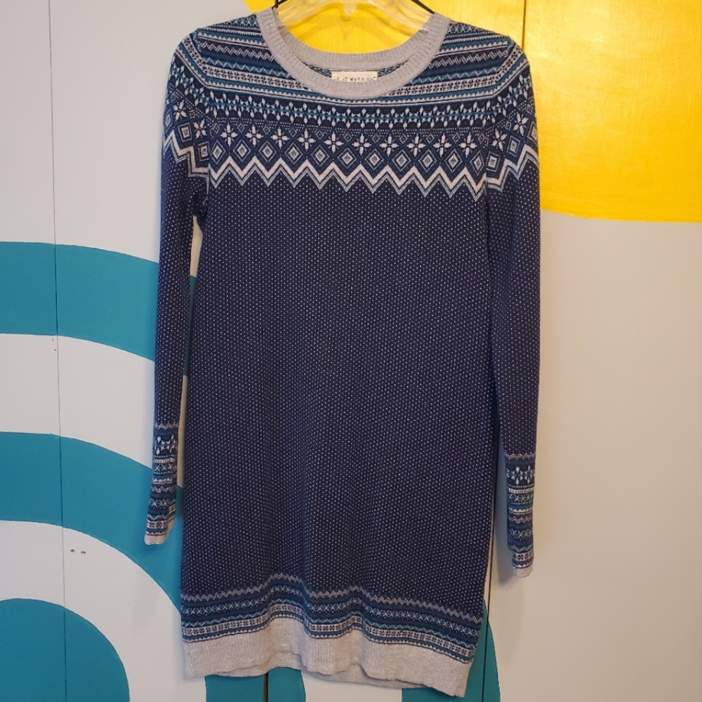 Navy Sweater Dress